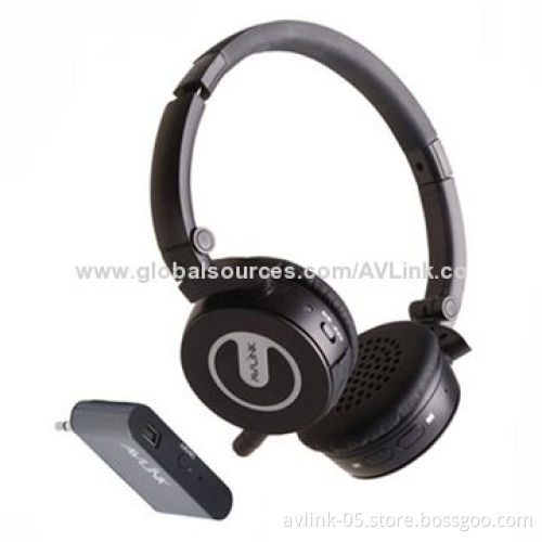 2.4GHz Digital Wireless Headset with Mini Transmitter, 10m Operating Distance and Rotatable Design